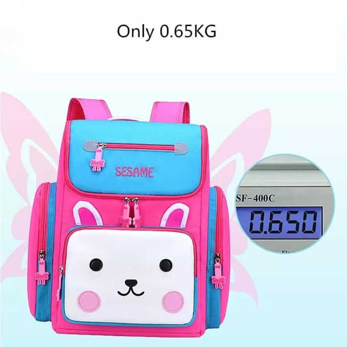 2022 Cute Rabbit School Backpack For Girls Boys